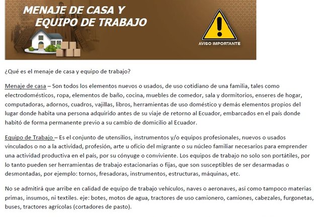 MUDANZAS INTERNACIONALES A ECUADOR