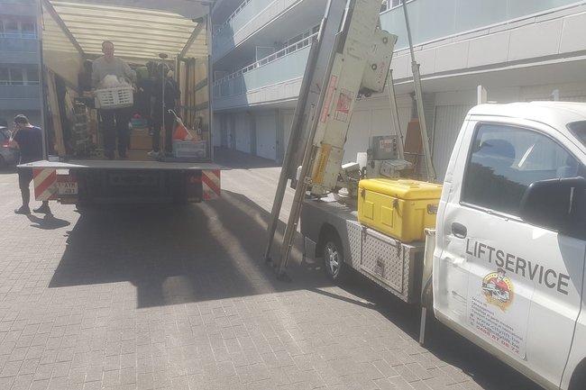 déménagement lift avec camion 60m3