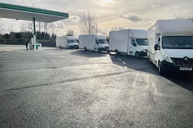 Our fleet of vans