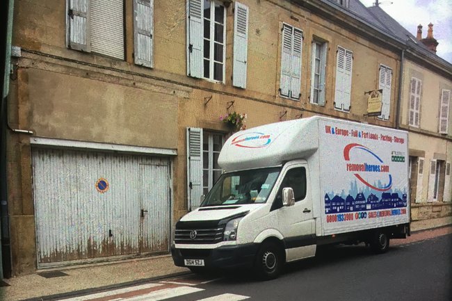 Just completed a removal to Limoges in France