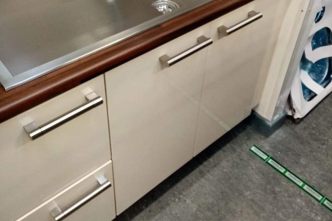 Sink worktop install