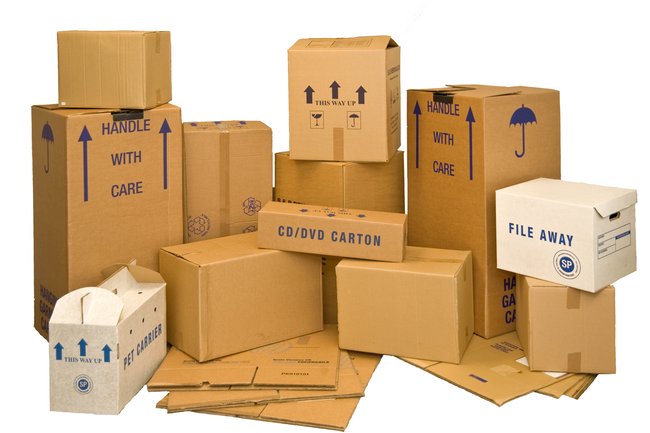 A selection of our  packing materials