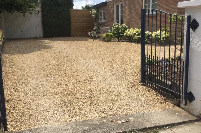 Création d'une allée de garage