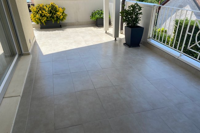 Carrelage de balcon