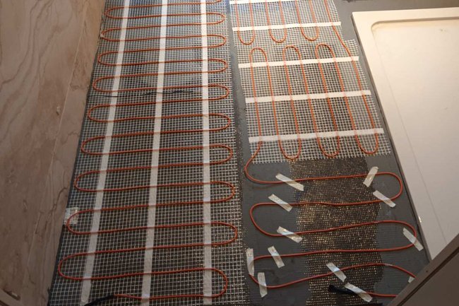 Underfloor bedroom heating