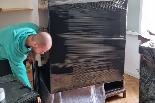 Nos déménageurs protègent votre mobilier avec soin.