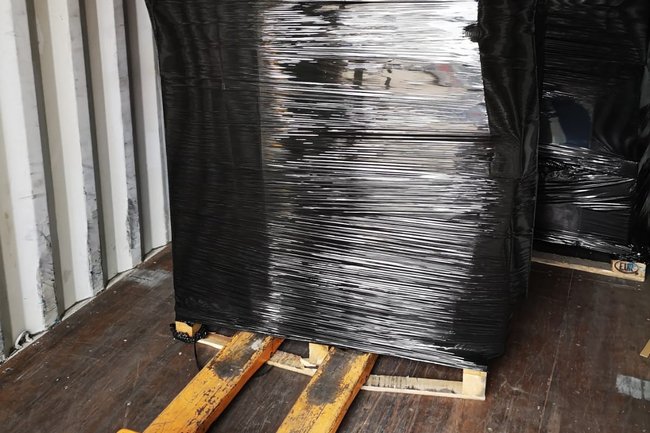 In case you have smaller items to move, we use pallets