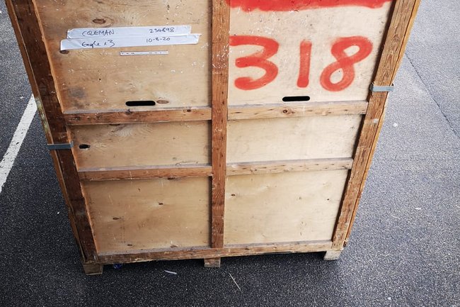 Now the doors are closed for us to move the unit to store