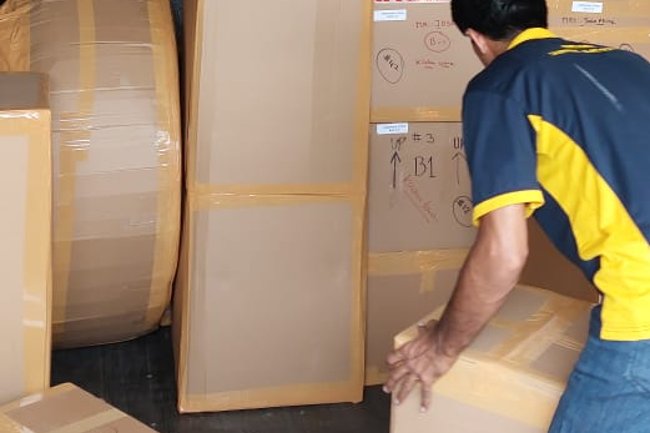 Loading ready to move