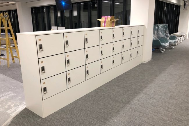 Project in Budapest, Hungary in 2019. Installed lockers