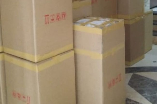 Large size boxes, Packed and ready to move