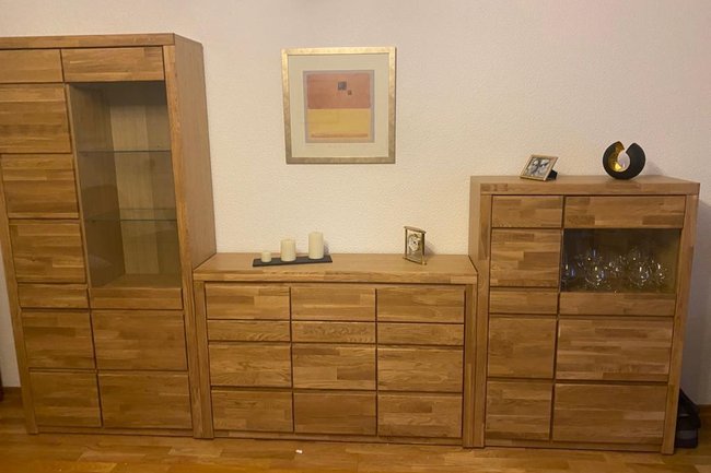 Ebenso ein von uns aufgebauter Schrank