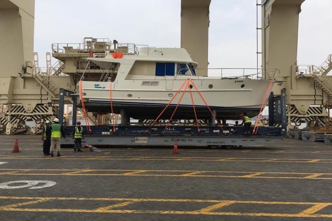 Stunning boat Just Move imported from Dubai to Athlone
