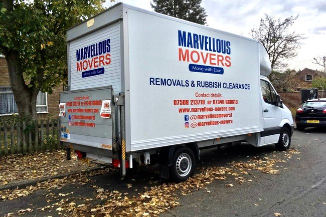 A Marvellous Movers van