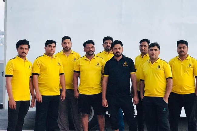 Big number of team