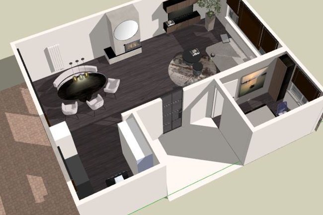 Ontwerp 3D voor klant via HOMEDEAL