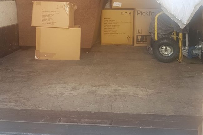 House Removal, loading up van
