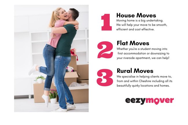 Join our Happy Customers - EEZYMOVER Cheshire moving company