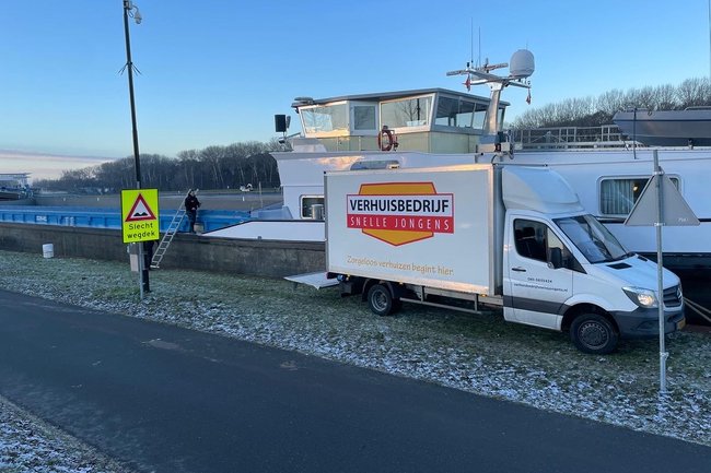 Bootverhuizing voor particulier vakkundig uitgevoerd.