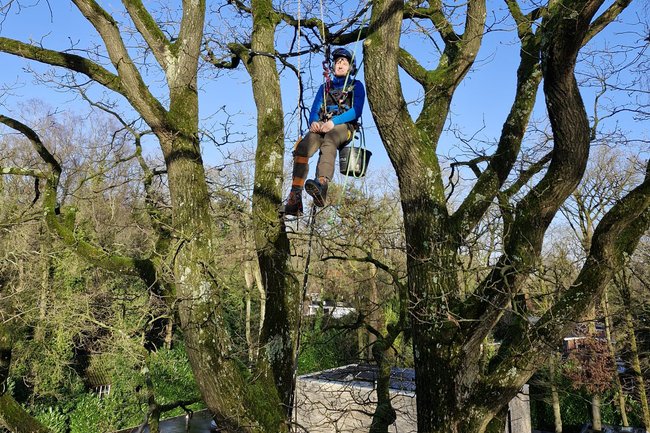 Stormankers plaatsen.