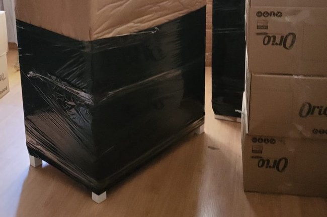 muebles bien protegidos con material necesario
