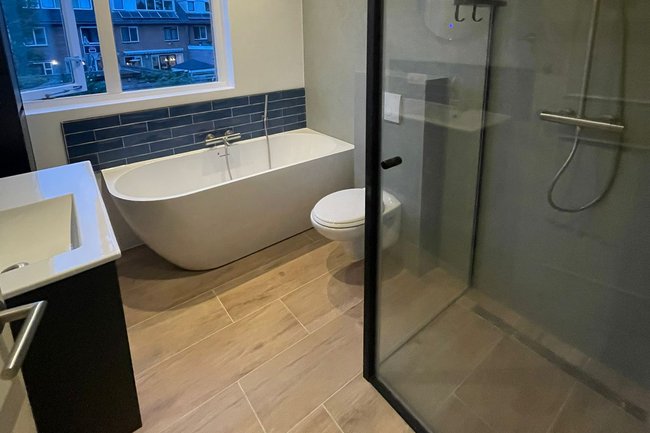 Badkamer met Beton Ciré