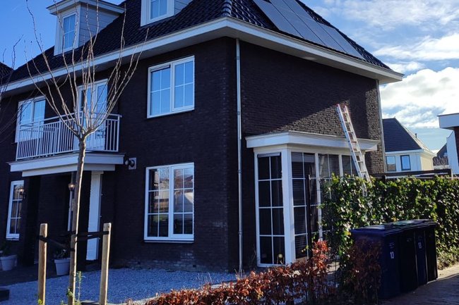 Totaal: 26 zonnepanelen geplaatst.