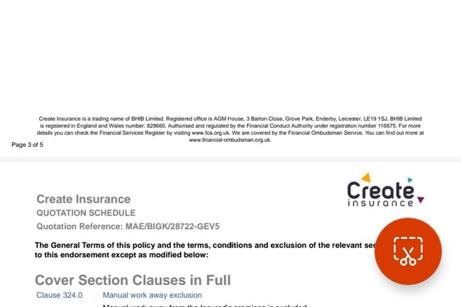 Our liability cover