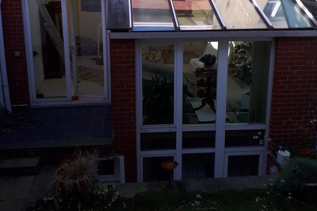 vervangen van dubbel glas in veranda-dak