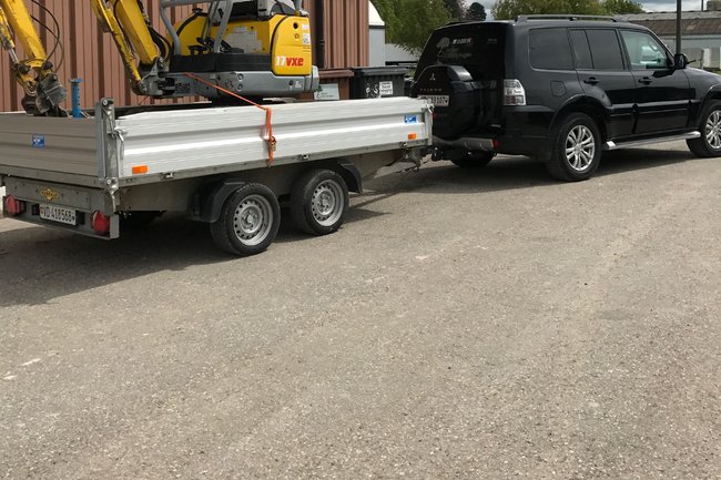 Transport d'engins de chantier