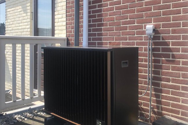 Hybride warmtepomp in Leiden