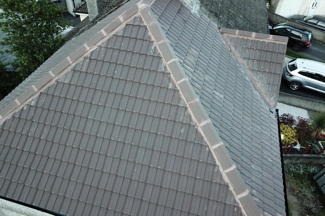 New tiled roof