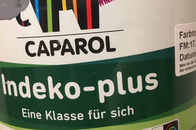 Wir arbeiten mit hochwertigenFarben vom Caparol