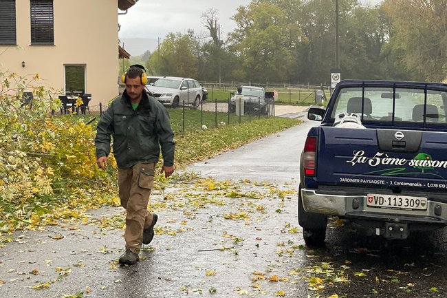 Notre patron en 2019 lors d'un abattage