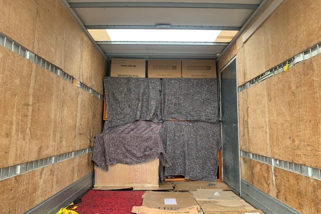 Transport in einem Sprinter mit Kofferaufbau (3,5t)