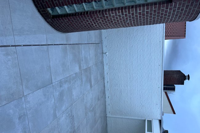 project Amby keramische tegels 80x80 + afwatering