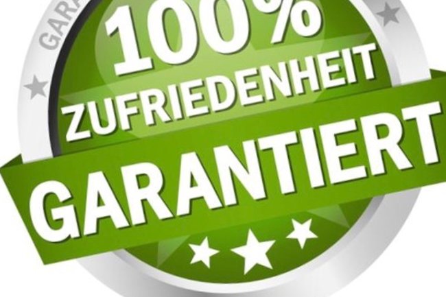 100% Kundenzufriedenheit