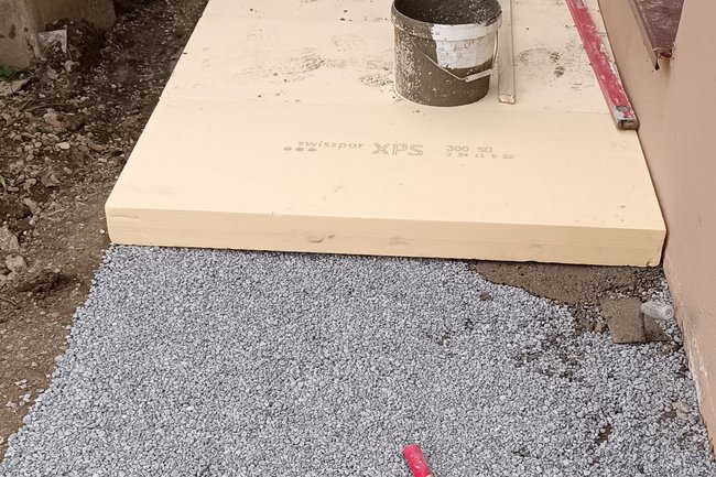 Kellerdämmung auf Grund