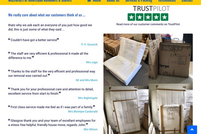 Export wrapping for international shipment