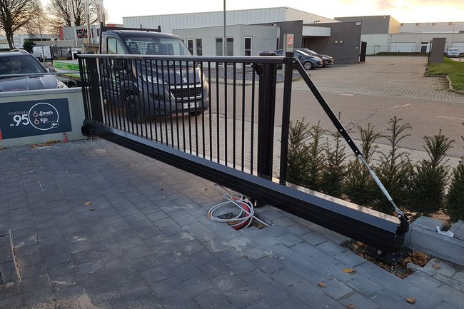 industriële aluminium schuifpoort