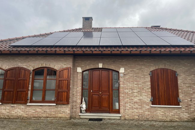 Afgewerkte installatie
