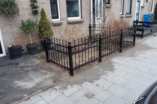 Voortuin hek in Delft