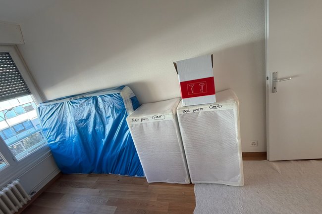 Protection des meubles pour déménagent international.