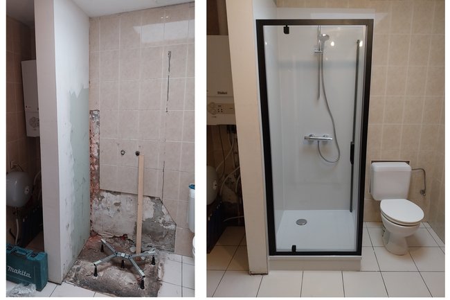 Doucherenovatie in Sint Niklaas