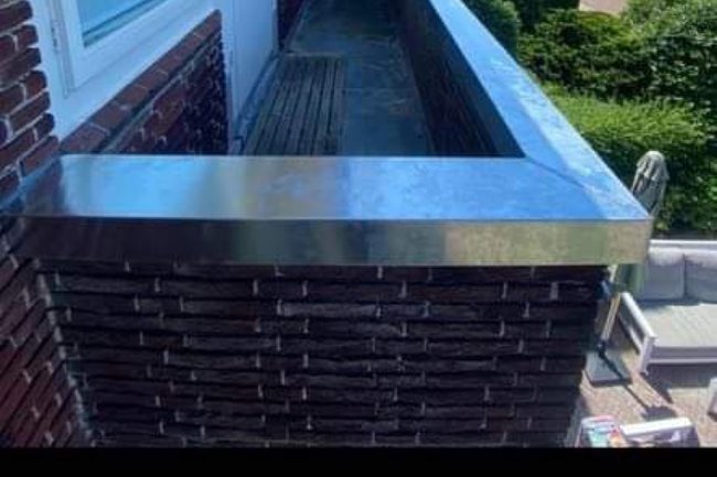 Zinken balustrade kap