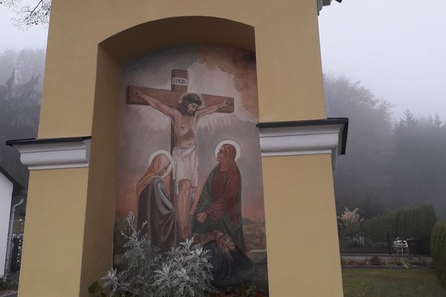 Kapellenmalerei mit Silikat- und Kaseinfarben