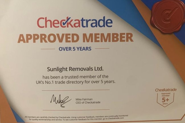 Proud Member of checkatrade this tell you How responsible we