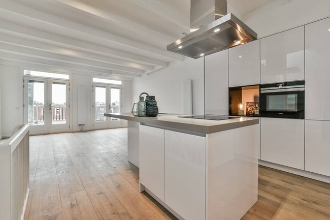 Parket vloer brede delen eiken