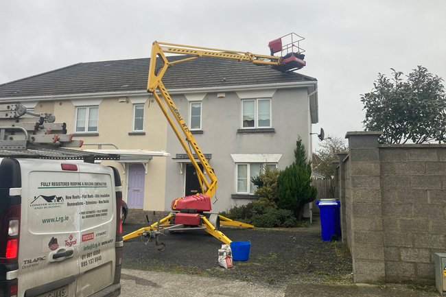 Repointing of ridge tiles