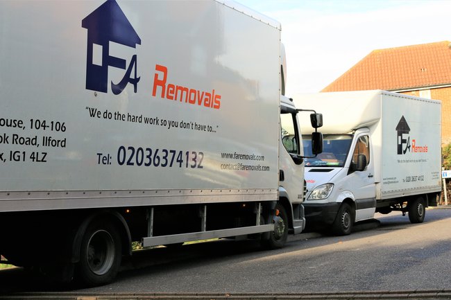 FA Removals 7.5t Truck and Luton Van